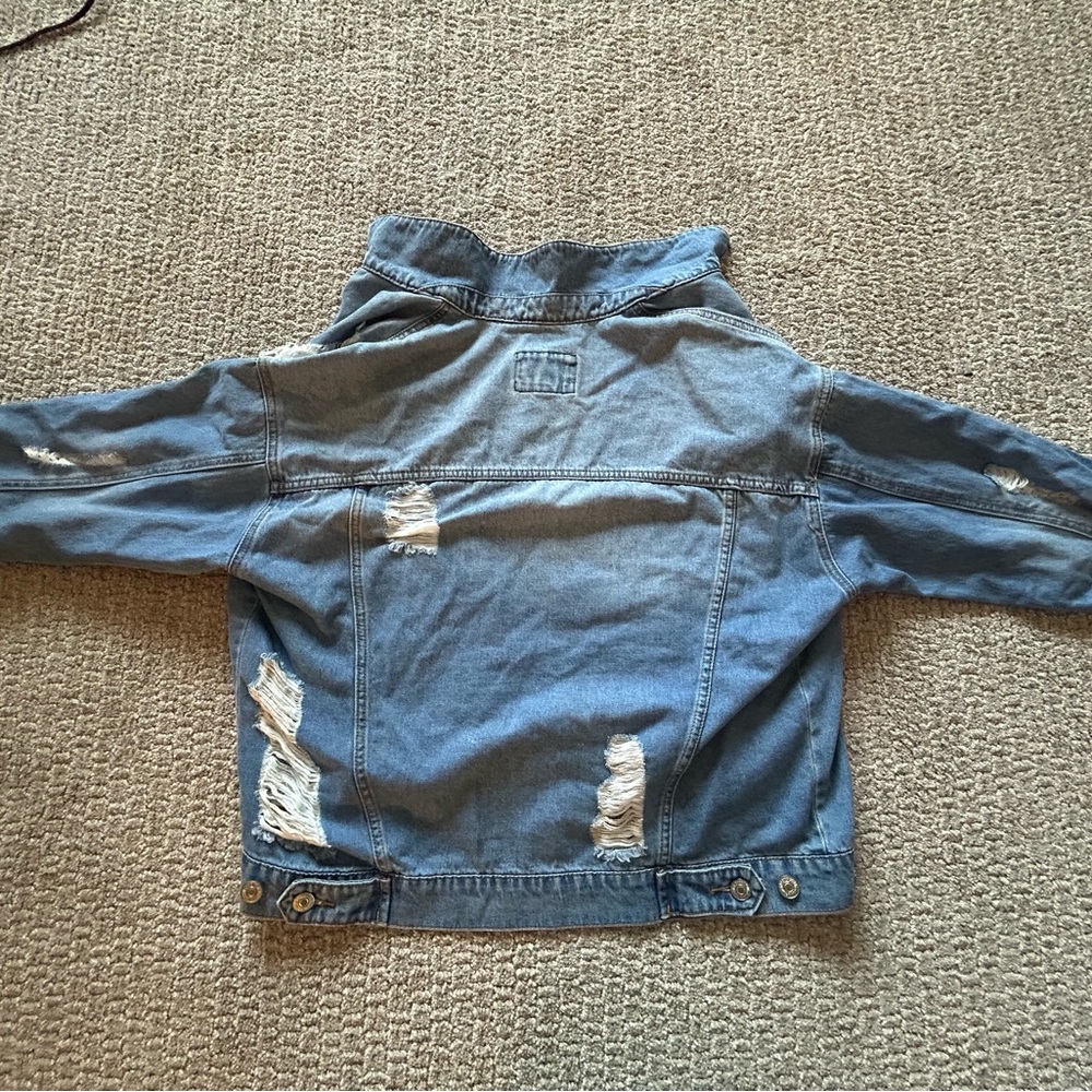 Distressed Denim Jacket